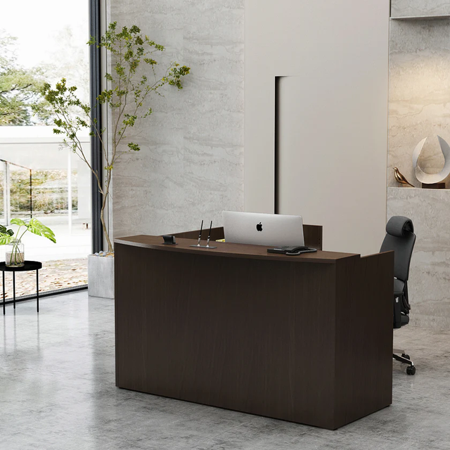 Elevate Your Office Reception with ALFA's Stylish Front Reception Desks