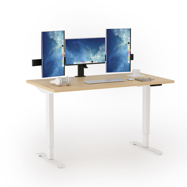 ALFA Furnishing Essential Dual Motor Electric Standing Desk Adjustable Computer Desk 60" x 30"