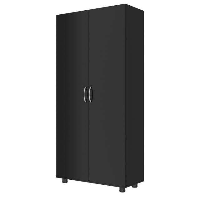 75'' Tall Utility Storage Cabinet with Doors and Adjustable Shelves
