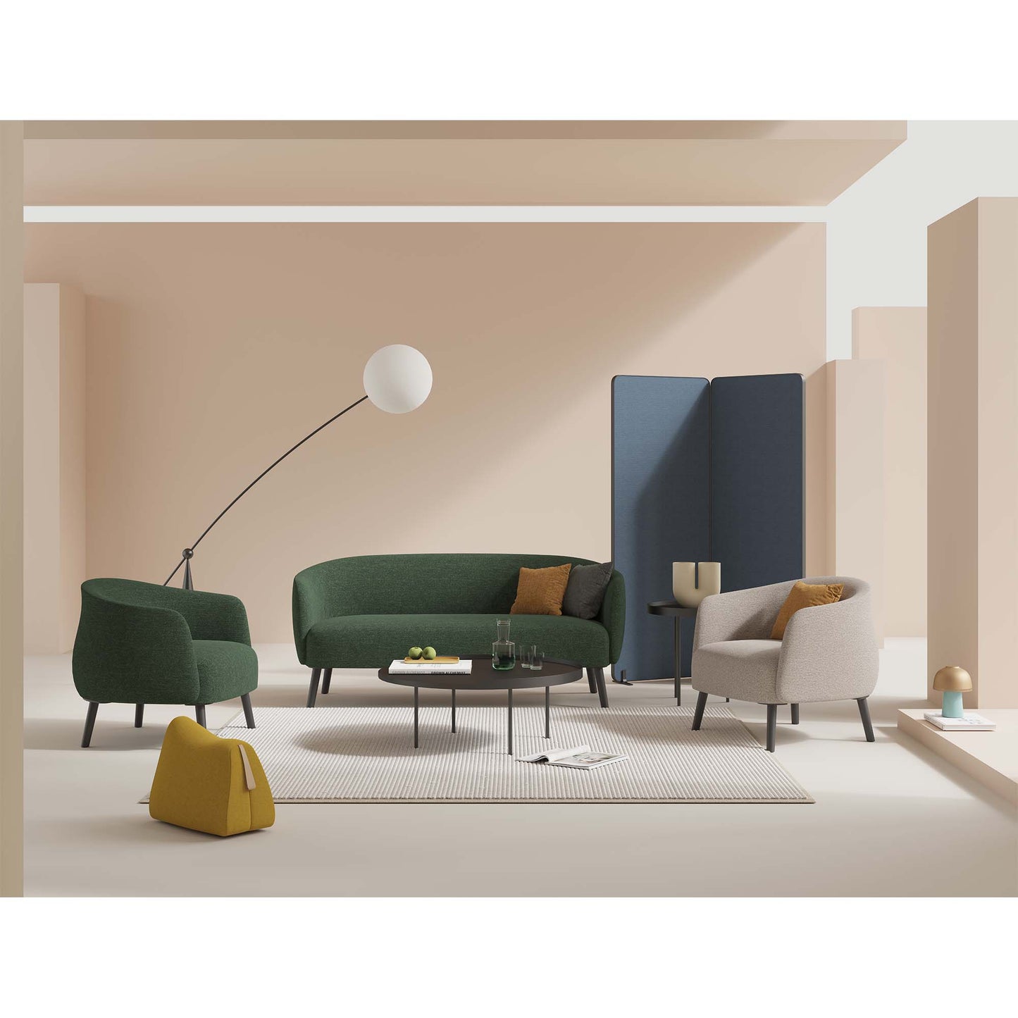 L7110-1 Tulip Sofa (one-seater)