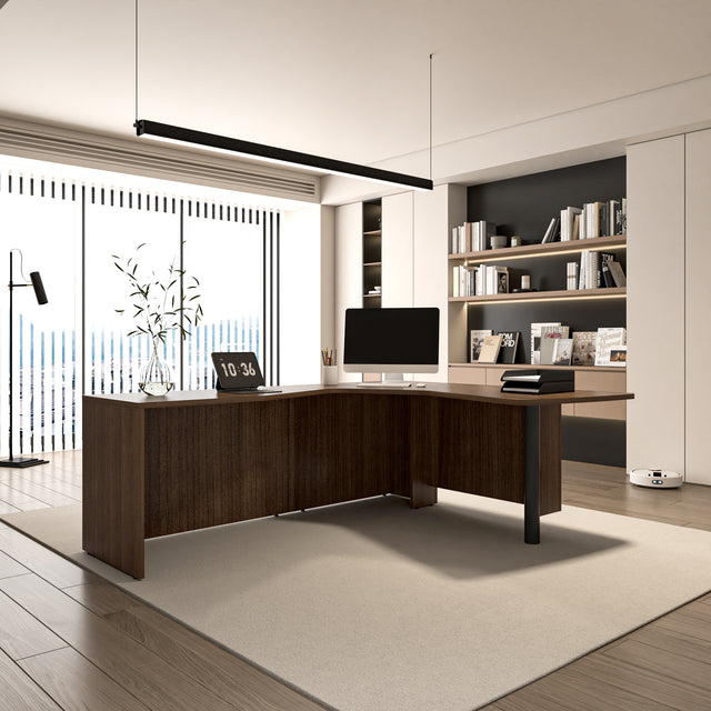 L-Shaped Executive Office Desk