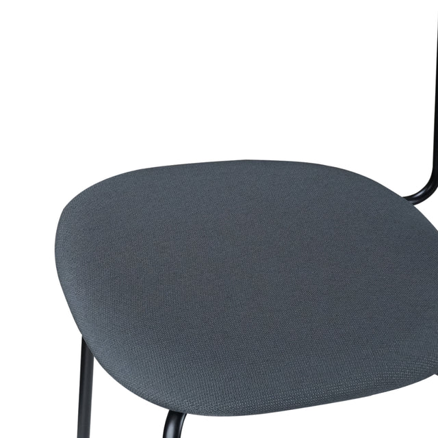 Counter Height Bar Stool with Wood Backrest and Footrest, Contemporary Upholstered Counter Height Chair with Steel Frame