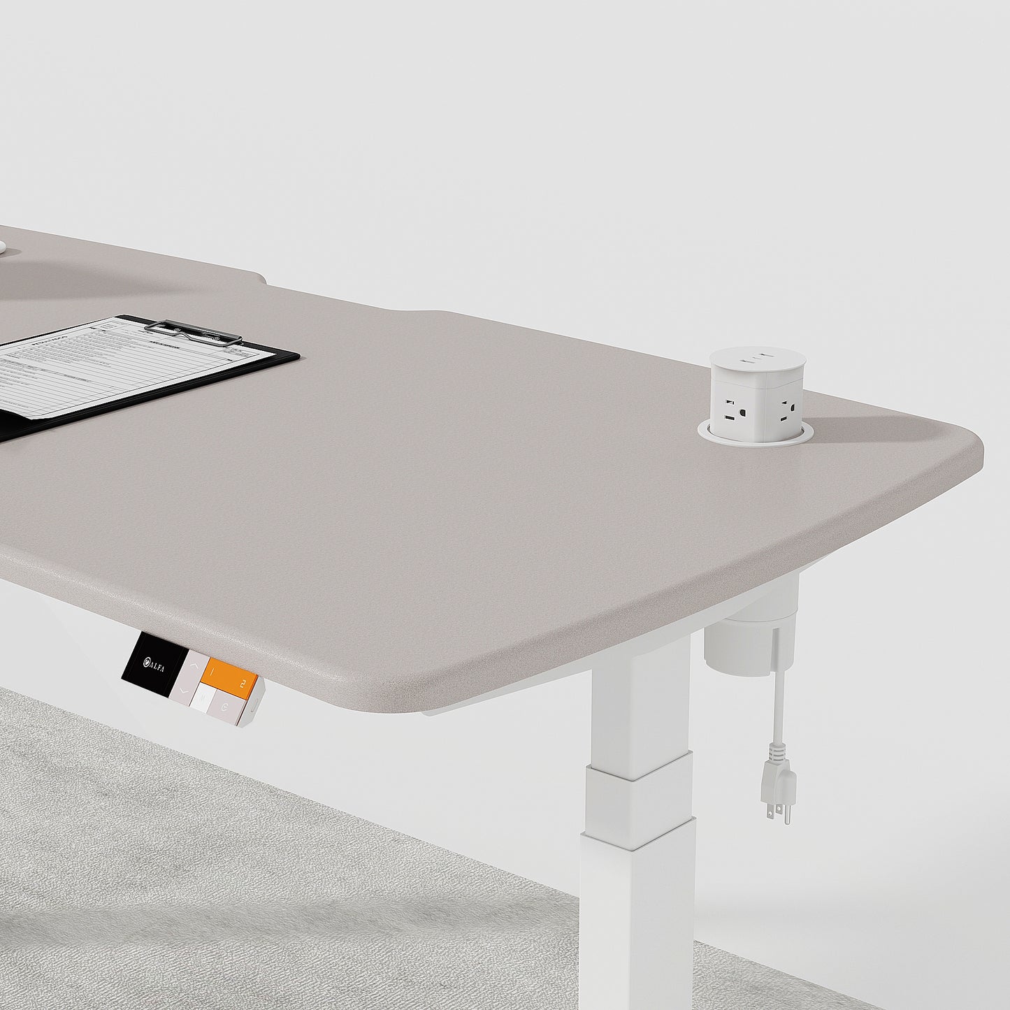 ALFA-STF6030.Grey Standing Desk