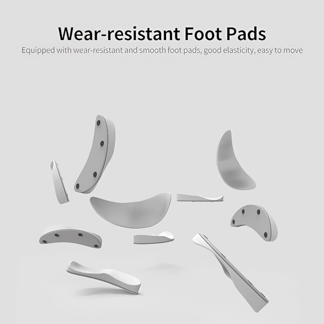 2PCS Ergonomic Mouse Wrist Rest Support, Wrist Pain Relief (Black, Gray)