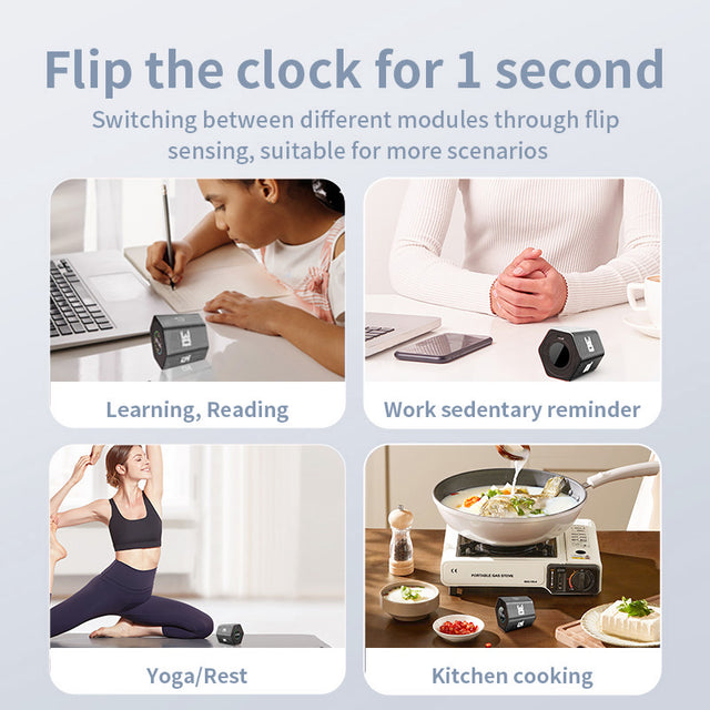 Magnetic suction pomodoro timer