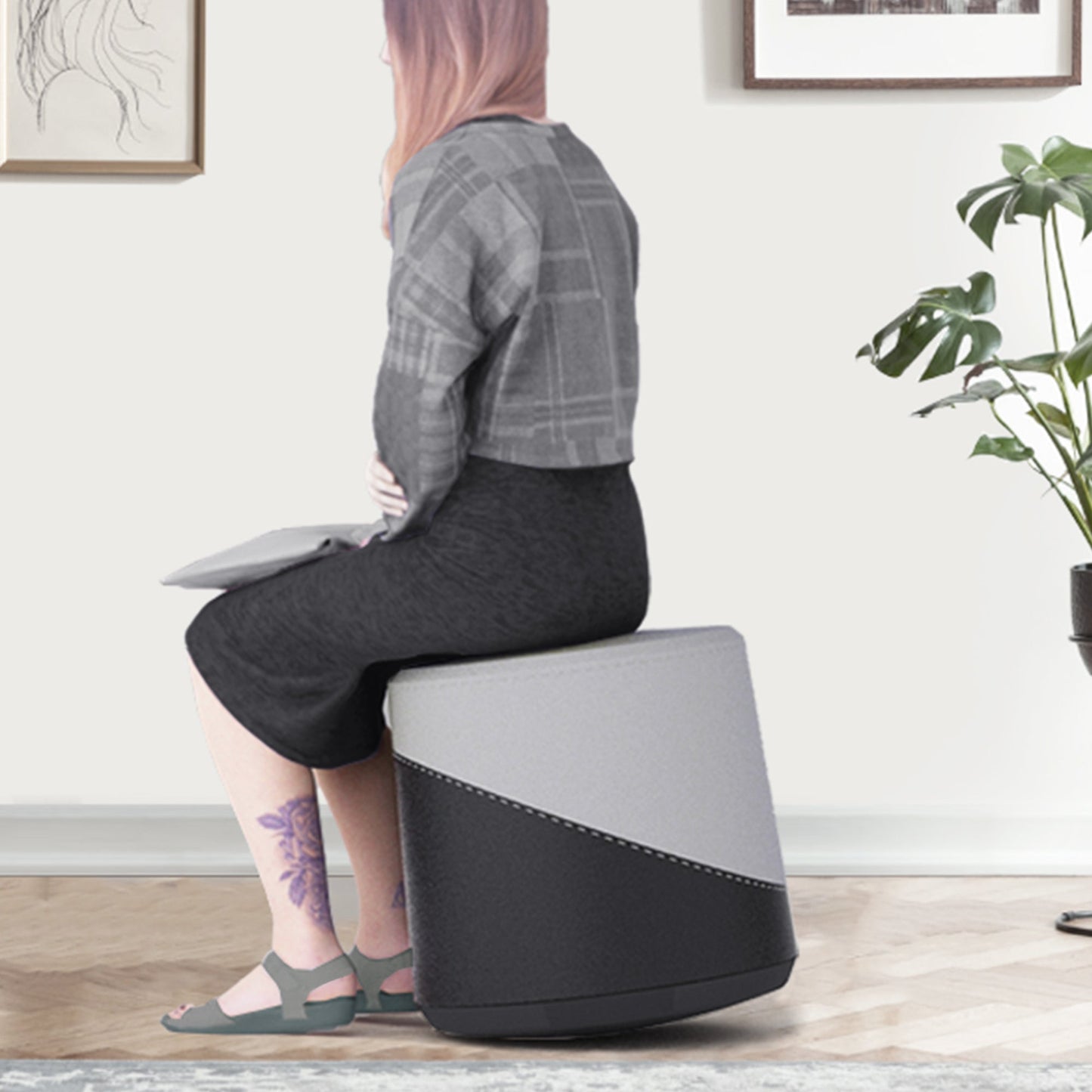 Cylinder Wiggle Stool - POG Stool
