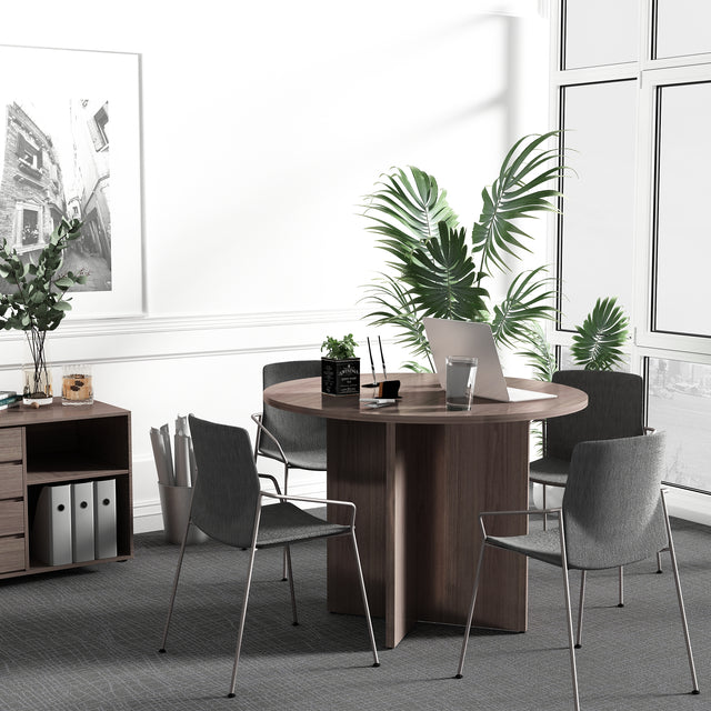 Round Four Seat Conference Table - 34.5"