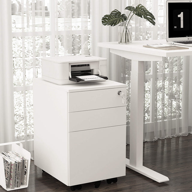 3 Drawer Mobile File Cabinet