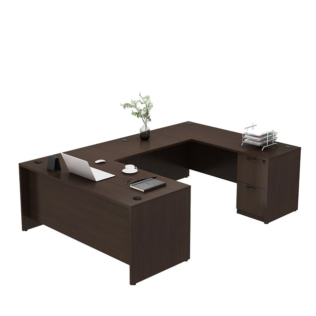 GINO Collection | Modern/Contemporary U-shaped Executive Desk