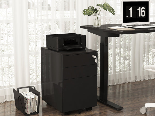 3 Drawer Mobile File Cabinet