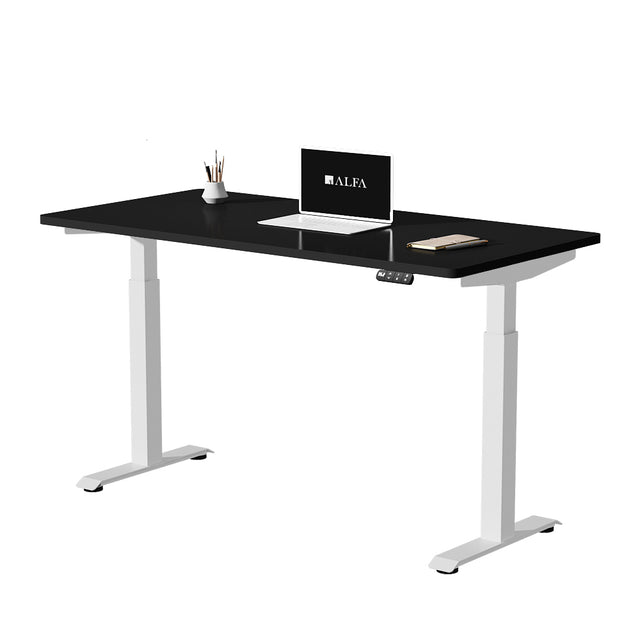 ALFA Dual Motor Standing Desk Adjustable Height Desk Ergonomic Standing Desks- 2 Stage- 60" x 30"