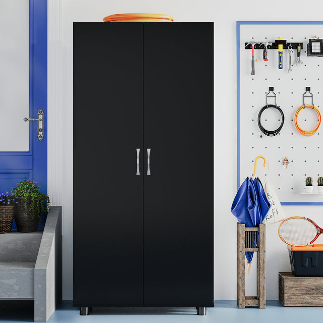 75'' Tall Utility Storage Cabinet with Doors and Adjustable Shelves