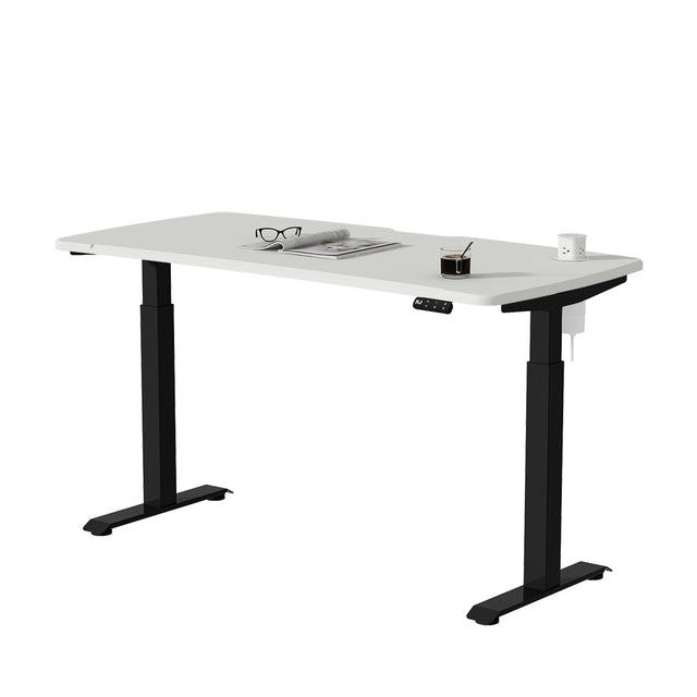 ALFA Dual Motor Standing Desk Adjustable Standing Desk with Pop up Outlet 60" x 30"