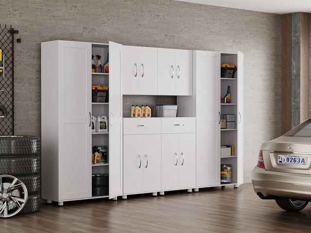 23″ Wall Cabinet with Adjustable Shelf | 2-Door Pantry Cabinet, Wall Mount Storage Cabinet for Bathroom, Kitchen, Living Room