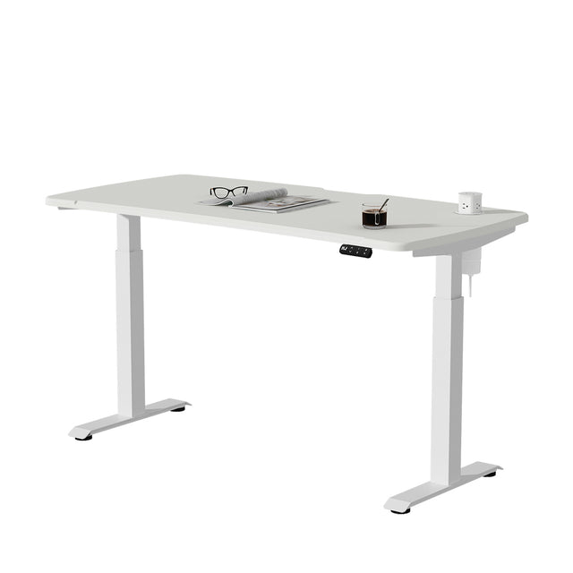 ALFA Dual Motor Standing Desk Adjustable Standing Desk with Pop up Outlet 60" x 30"