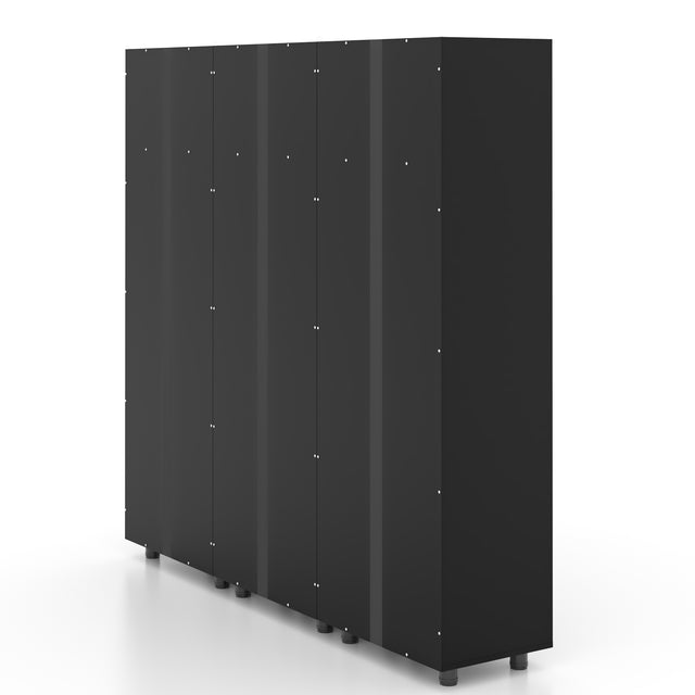 Garage Set 3 Pantry Storage Cabinet with 10 Utility Shelves, 70" Wooden Organization Garage Cabinet for Home Office Utility Room