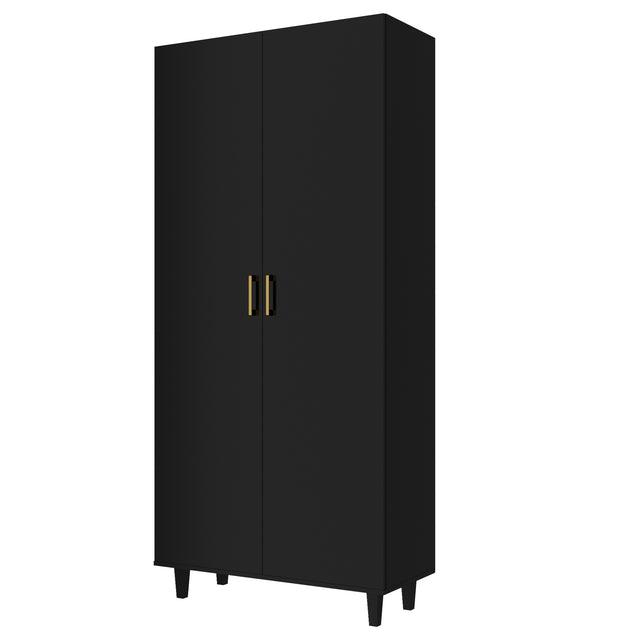 77" H Storage Cabinet with with Doors and Adjustable Shelves