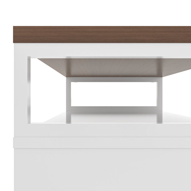 Mobile File Cabinet and Bookcase, Modern Business Set Workstation for Home Office