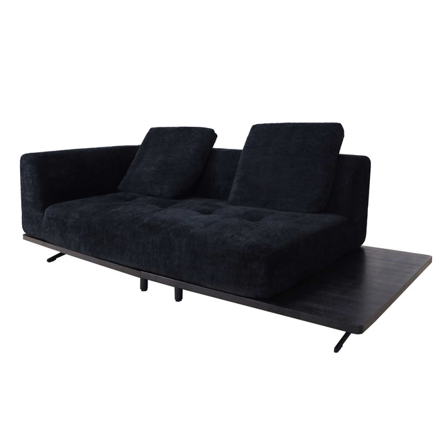 101" Boneless Couch with Raised Base, Deep Seat Cloud Sofa, Easy Clean,Modular Boneless Couch with Raised Platform Base