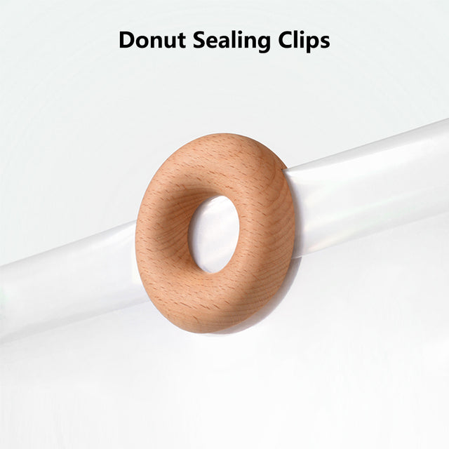 Food Sealing Clips | ALFA x PIY DONUT Sealing Clips - Freshkeeping Snap Bag Clips  Set of 5