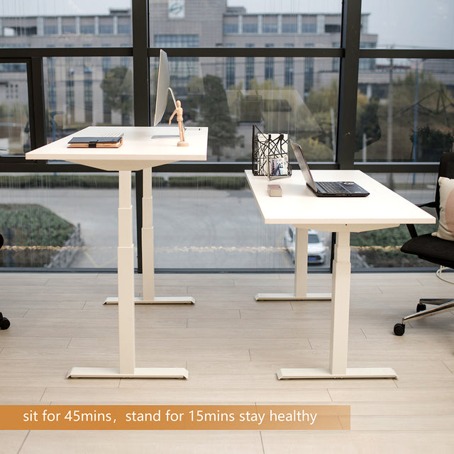 Dual Motor Standing Desk Frame - 3 Stage