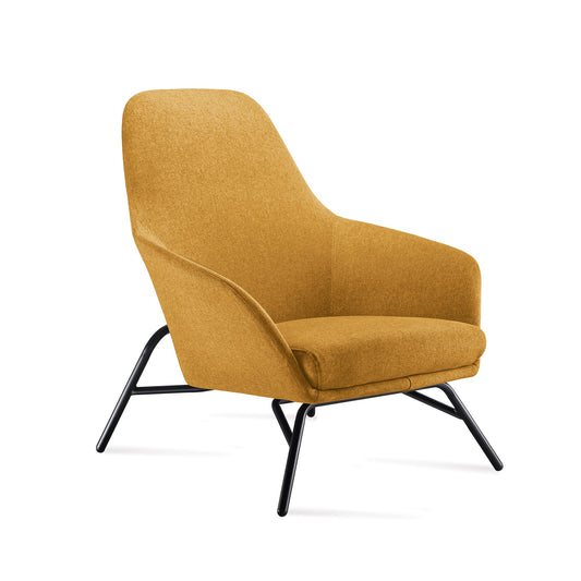 Modern Soft Chair- Yellow&Grey&Brown- 711