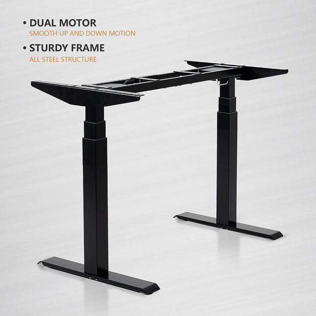 Dual Motor Standing Desk Frame - 3 Stage