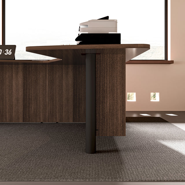 L-Shaped Executive Office Desk