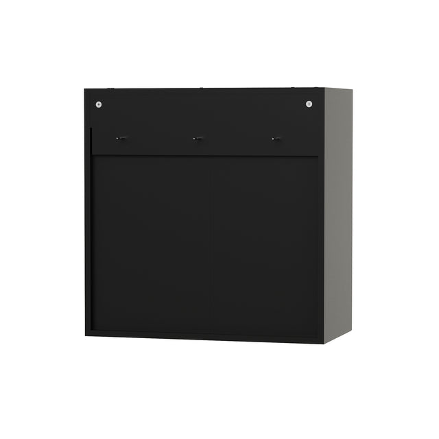 23″ Wall Cabinet with Adjustable Shelf | 2-Door Pantry Cabinet, Wall Mount Storage Cabinet for Bathroom, Kitchen, Living Room