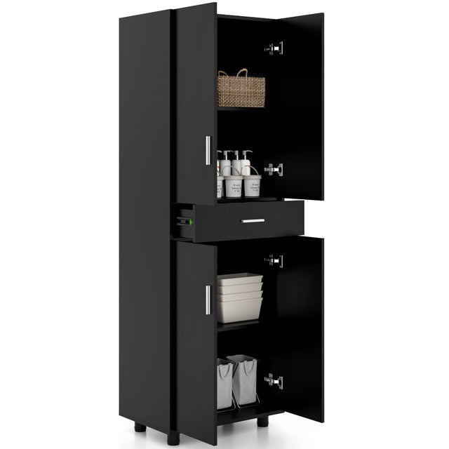 70"Garage Storage Cabinet with Drawer,Tool Cabinet with Shelves for Home Office Utility Room