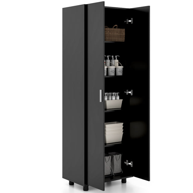 70"Garage Storage Cabinet with 2 Adjustable Shelves,Tool Cabinet for Home Office Kitchen Pantry