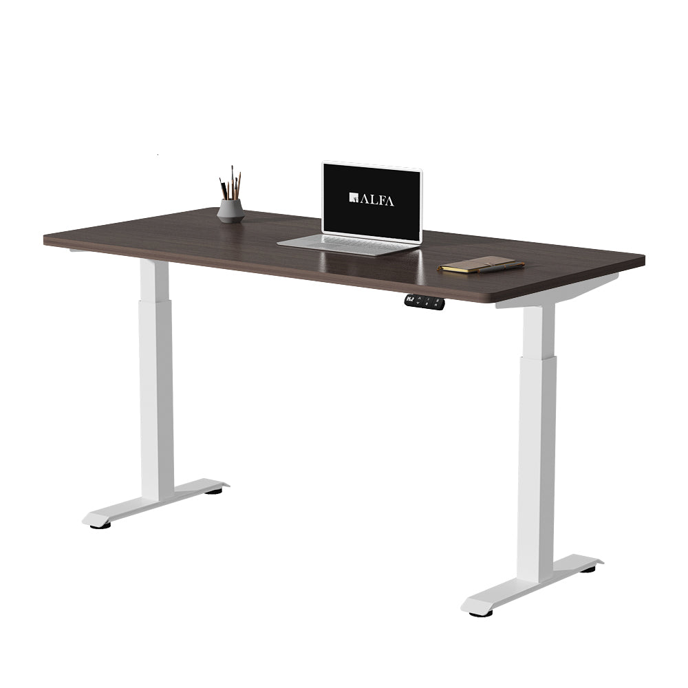 事務机・学習机 Standing Desk Height Adjustable & Dual Motor Standing Desk | ALFA – Alfa
