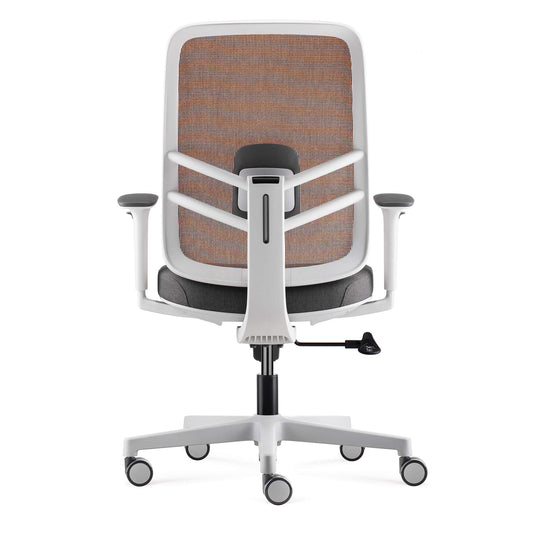 Ergo Adjustable Mesh Lumbar and Back Support Task chair Black\ Gray Orange 2661