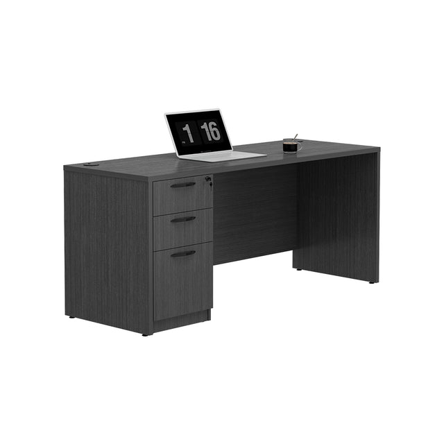 GINO Collection | Rectangular Executive Desk with 3 Drawer Cabinet
