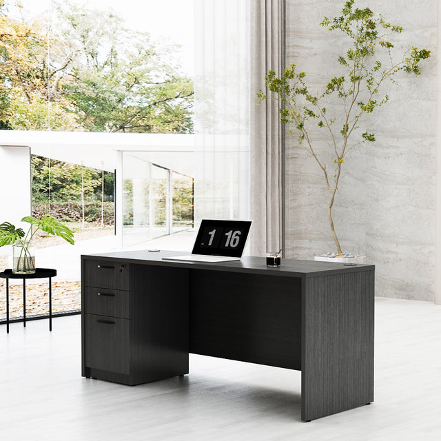 GINO Collection | Rectangular Executive Desk with 3 Drawer Cabinet and 2 Drawer Cabinet