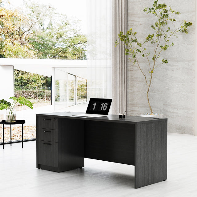 GINO Collection | Rectangular Executive Desk with 3 Drawer Cabinet