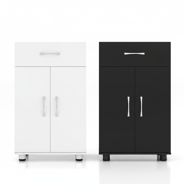 Base Cabinet with Drawer and Adjustable Shelf, Freestanding Utility Storage Base Pantry for Garage, Laundry Room, Kitchen or Workshop