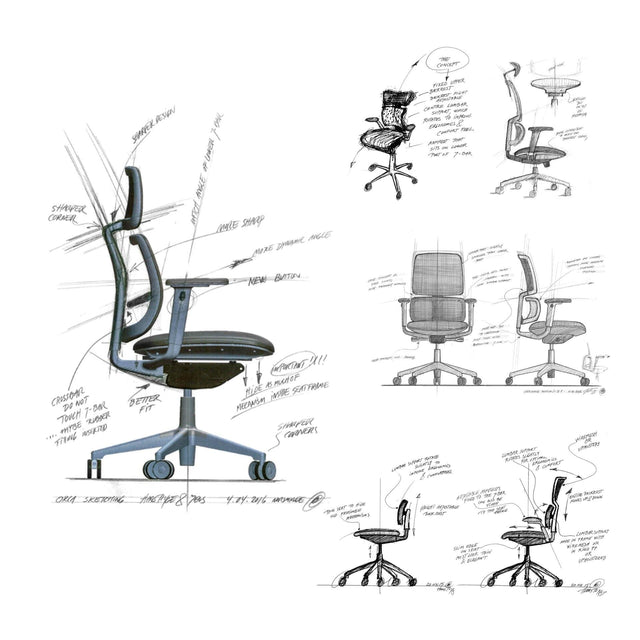 ALFA Ergonomic Task Chair - ALFA - Alfa Furnishing - chair, Designer Product, Ergo Chair, Ergonomic Chair, Furniture, home office, small office, Task Chair