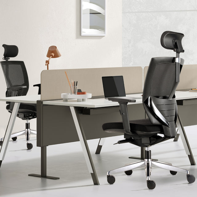 ALFA Executive Task Chair with Head Rest Multifunctional Chair for Home & Office Adjustable Back and Armrest Chair 207