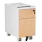 Filing Cabinet  | ALFA CUBOX 2-Drawer Maple Mobile Vertical File Cabinet with Lock