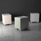 Filing Cabinet for Home Office | Mobile Vertical File Cabinet with Lock - ALFA PED Pedestal Latte Brown&Olive Green
