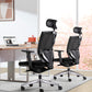 ALFA Executive Task Chair with Head Rest Multifunctional Chair for Home & Office Adjustable Back and Armrest Chair 207