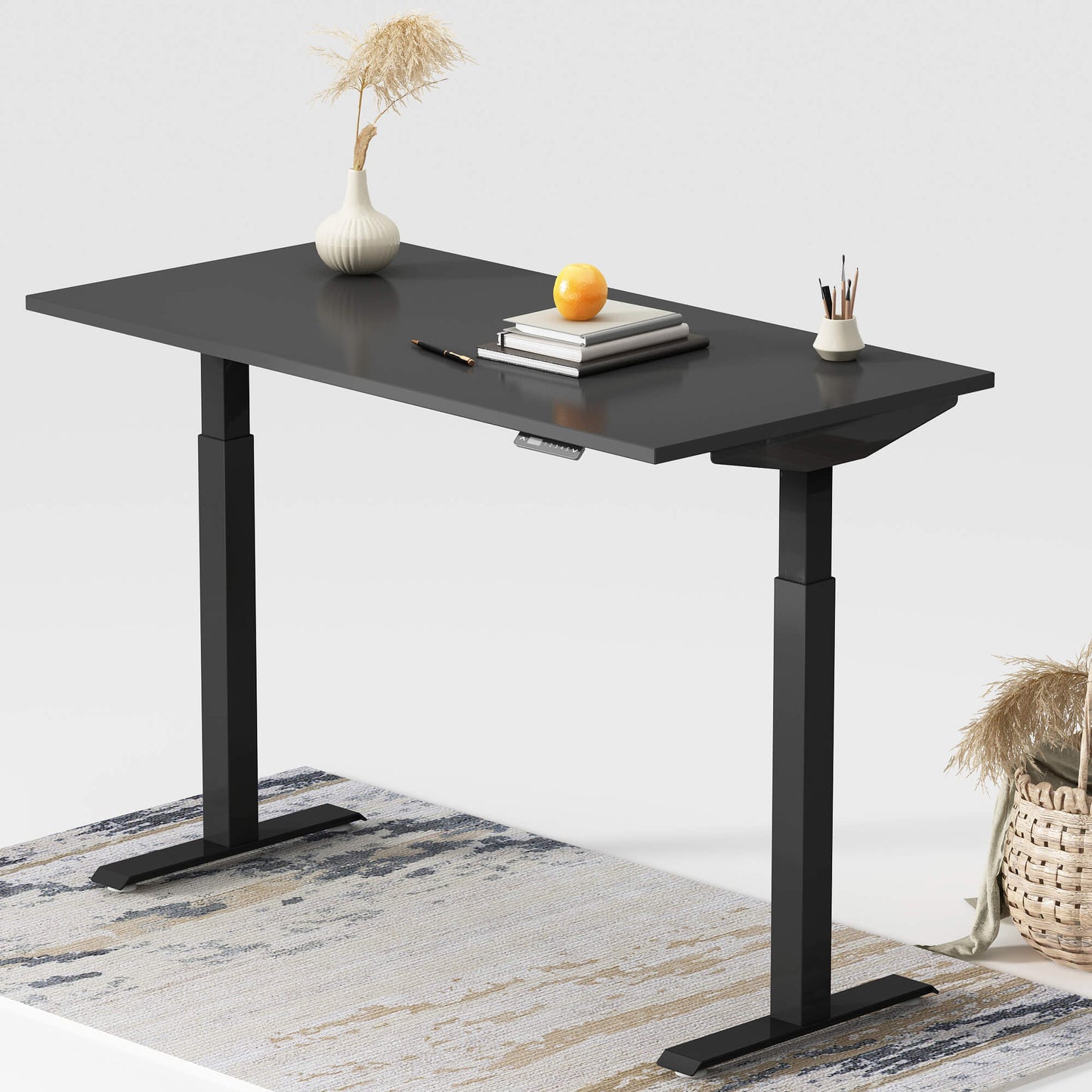 Dual Motor Standing Desk | ALFA DUO Desk - Standing Desk Dual Motor 2 Stage 48 x 30"