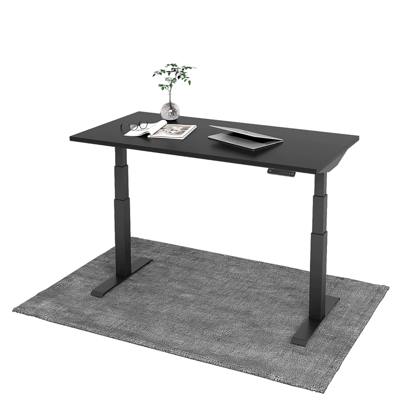 Dual Motor Standing Desk | Electric Standing Desk - ALFA DUO RANGE Desk 3 Stage 60 x 30"