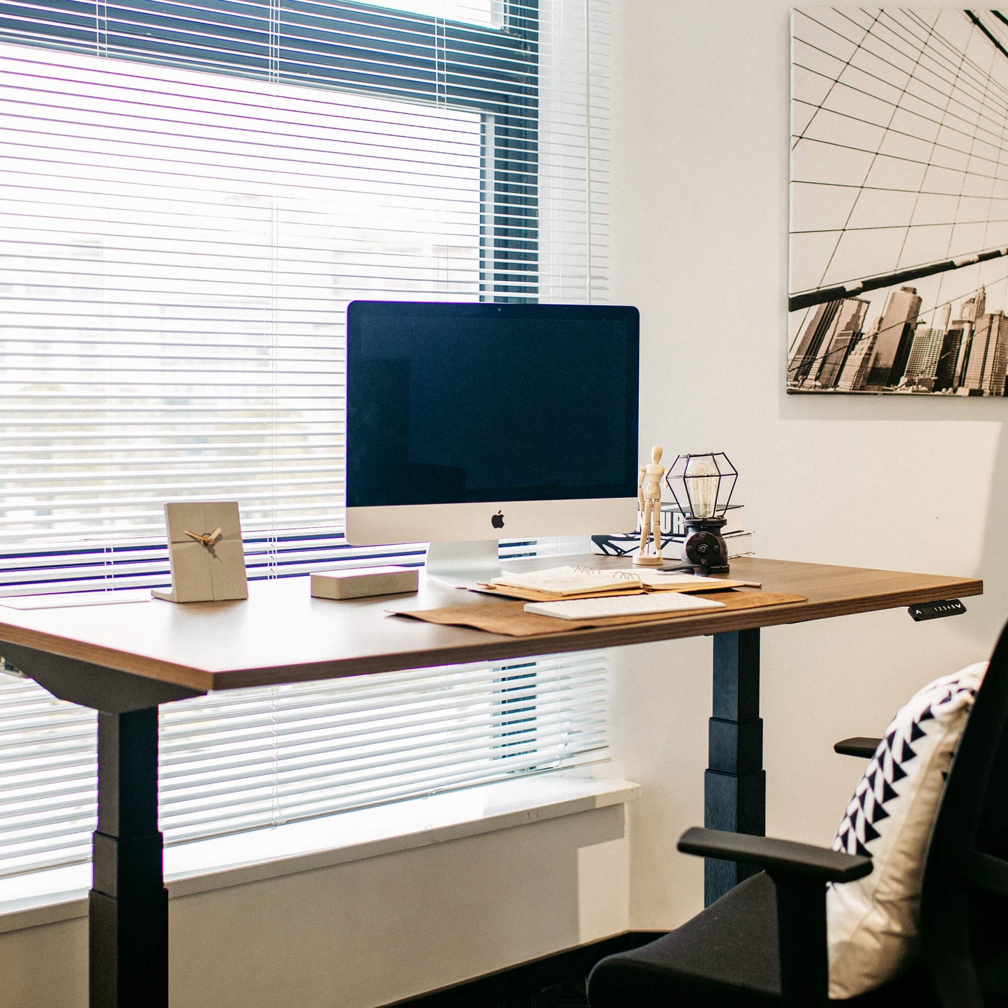Dual Motor Standing Desk | Electric Standing Desk - ALFA DUO RANGE Desk 3 Stage 60 x 30"
