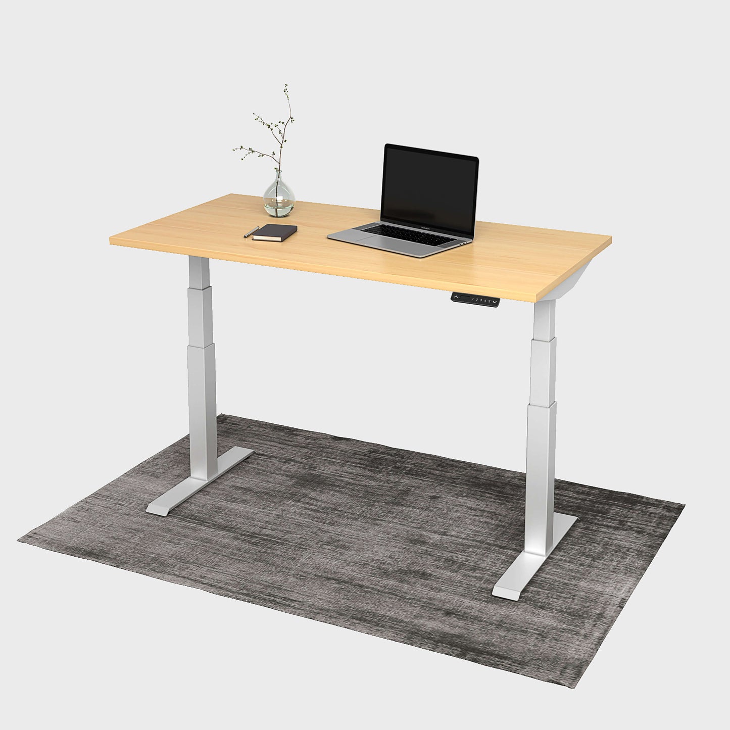 Dual Motor Standing Desk | Electric Standing Desk - ALFA DUO RANGE Desk 3 Stage 60 x 30"