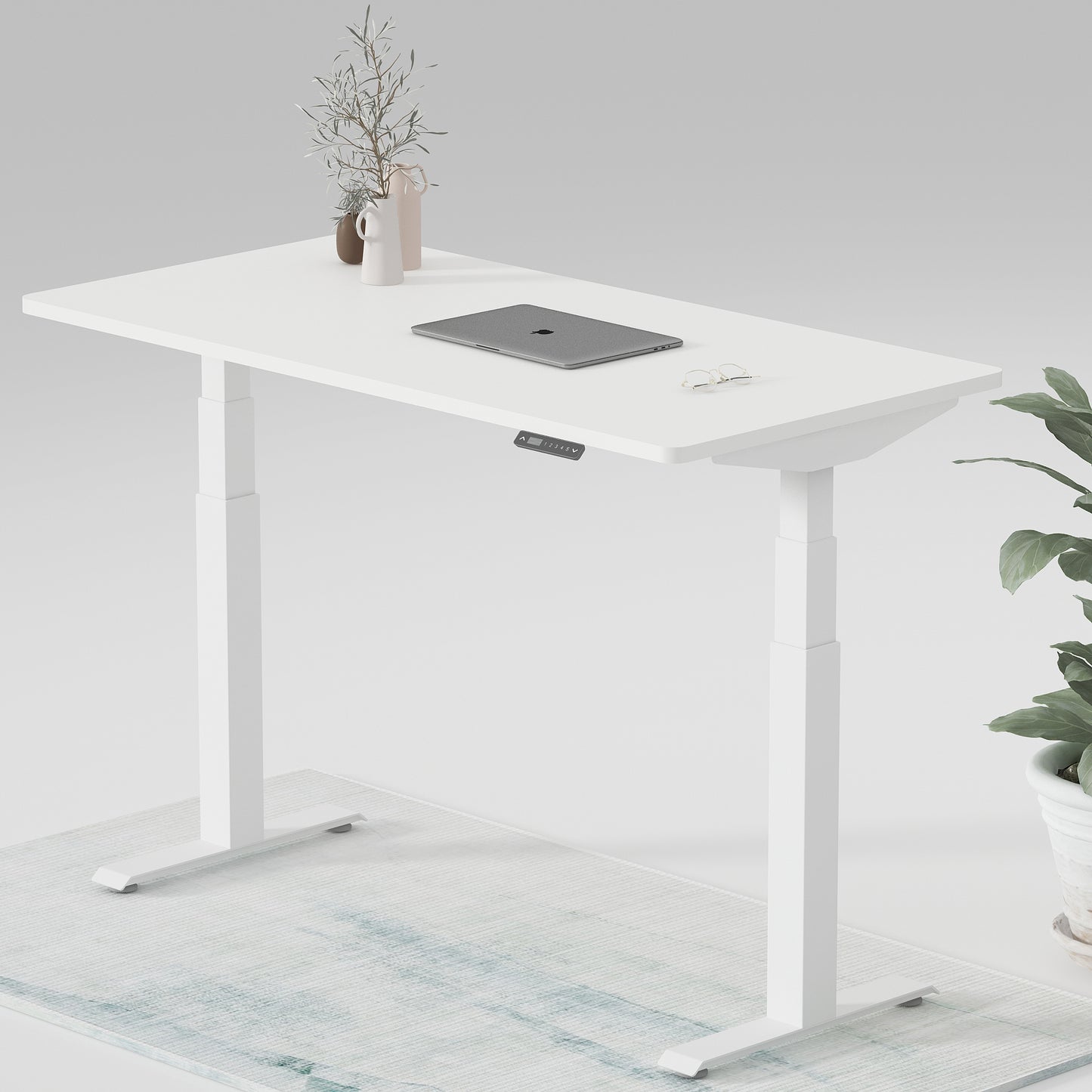 Dual Motor Standing Desk | Electric Standing Desk - ALFA DUO RANGE Desk 3 Stage 60 x 30"