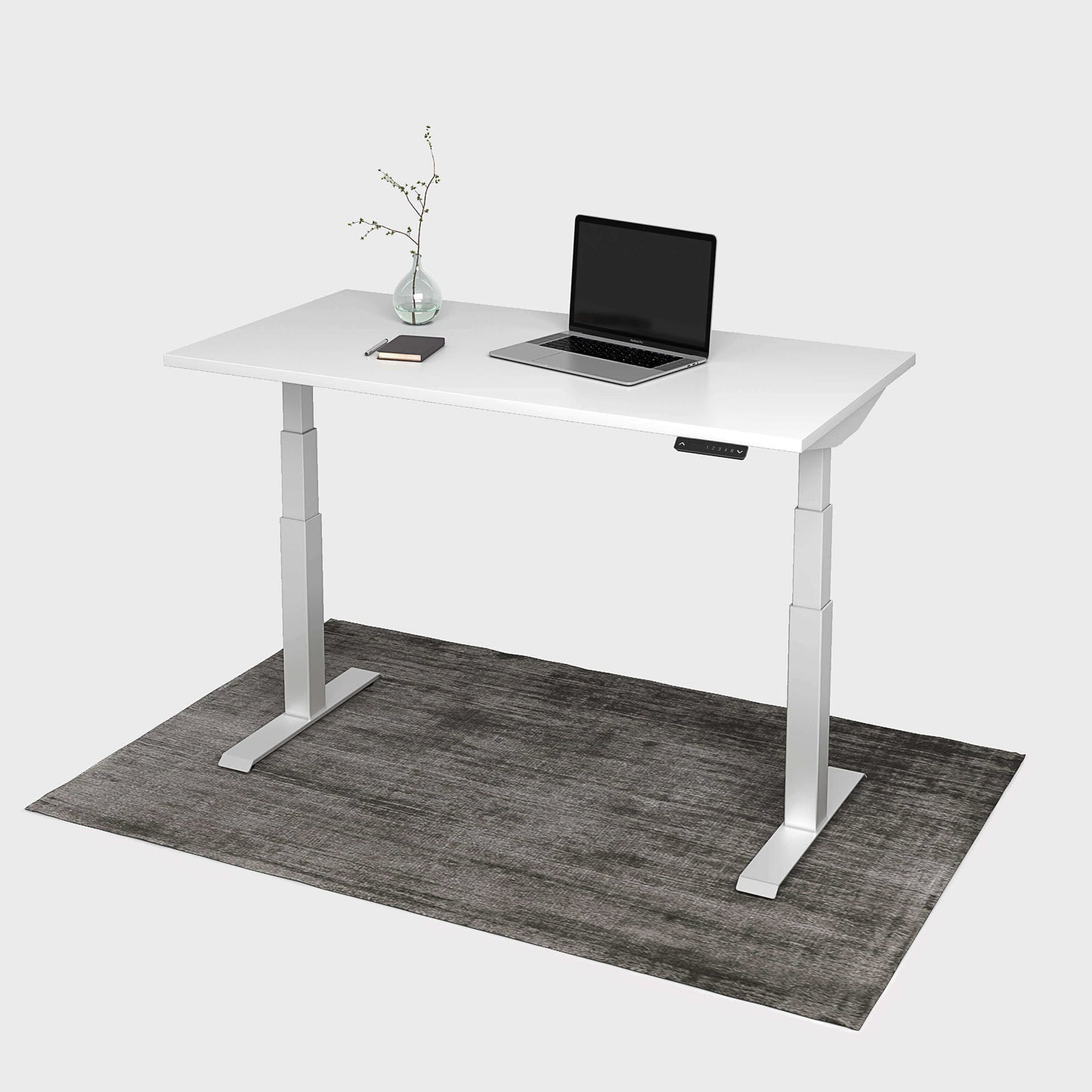 Dual Motor Standing Desk | Electric Standing Desk - ALFA DUO RANGE Desk 3 Stage 60 x 30"