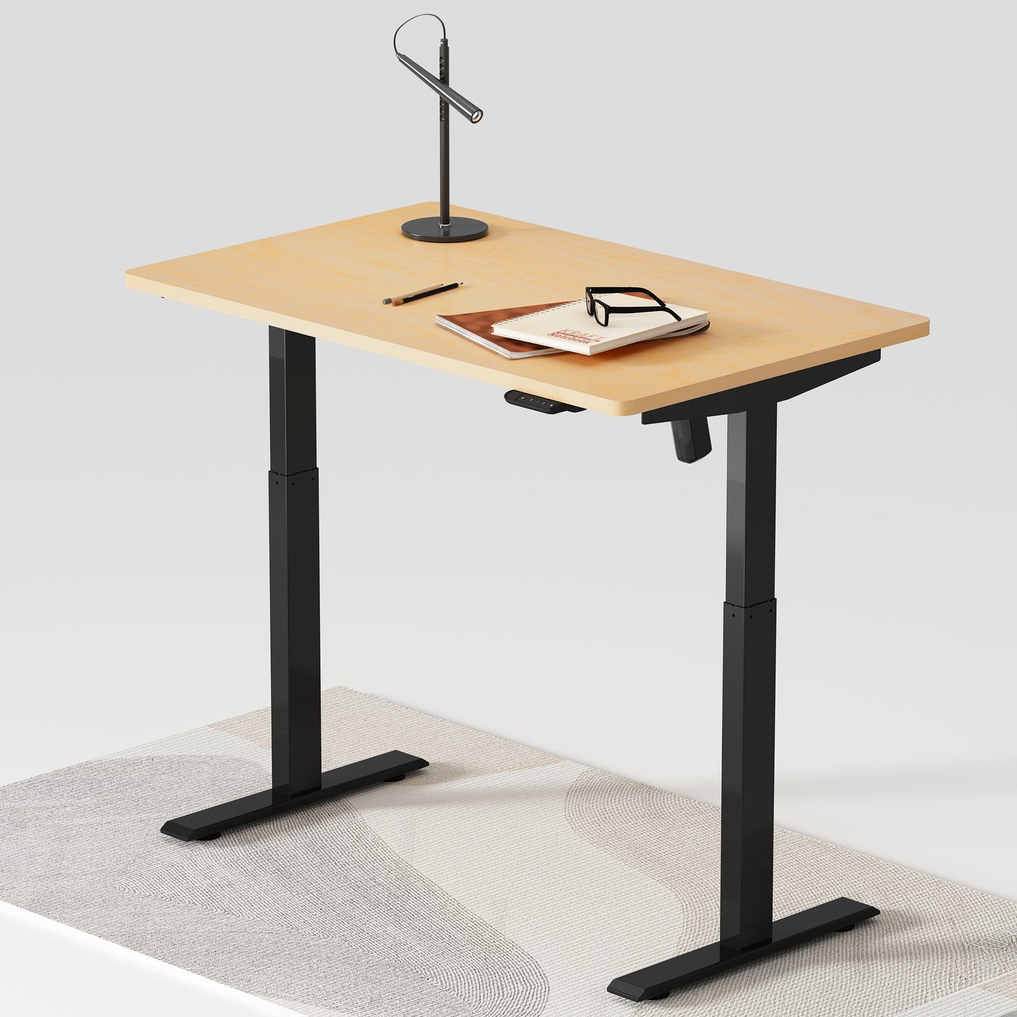 Single Motor Standing Desk | ALFA SOLE Desk - Standing Desk Single Motor 48 x 30"