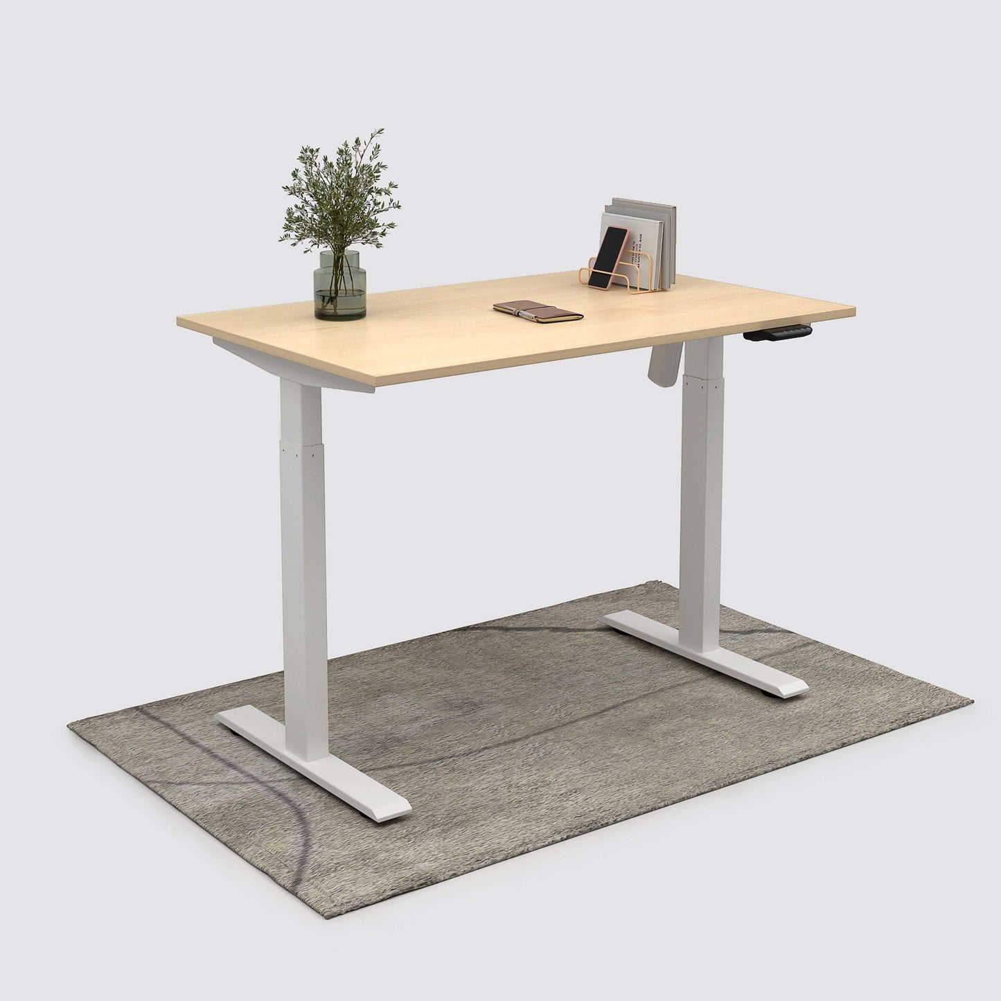 Single Motor Standing Desk | ALFA SOLE Desk - Standing Desk Single Motor 48 x 30"